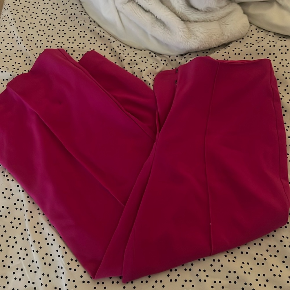 hot pink dress pants